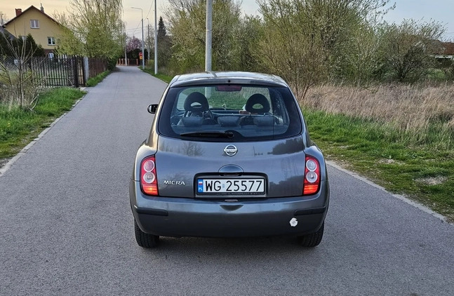 Nissan Micra cena 4250 przebieg: 305000, rok produkcji 2004 z Garwolin małe 172